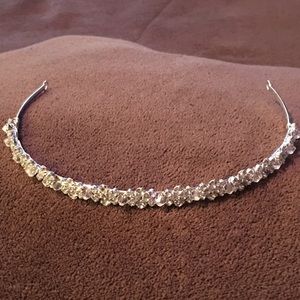 Bridal headband from David’s Bridal